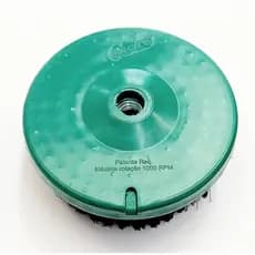 escova rotativa super macia 120mm uso em politriz rosca de 14mm