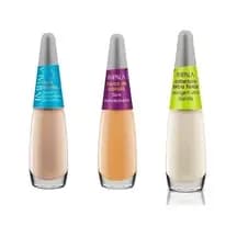 Kit C/3 Esmaltes Impala - Base Bomba, Extra Fosca e Casco de Cavalo - Tratamento