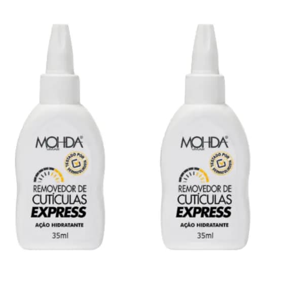 Removedor De Cutículas Express MOHDA 35ml Kit 2 unidades