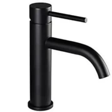 Torneira Banheiro ¼de Volta Lavabo Metal Luxo Quadrada Black