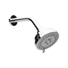 Chuveiro Ducha Multifunções 5 Jatos Braço e Canopla Metal Padrão Universal