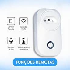 Smart Plug Tomada WiFi Alexa Inteligente App 10a Adaptador Google Home