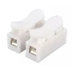 Conector De Pressão Emenda Sem Solda Bipolar 20 Pçs 2.5mm