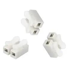 Conector De Pressão Emenda Sem Solda Bipolar 30 Pçs 1,5mm