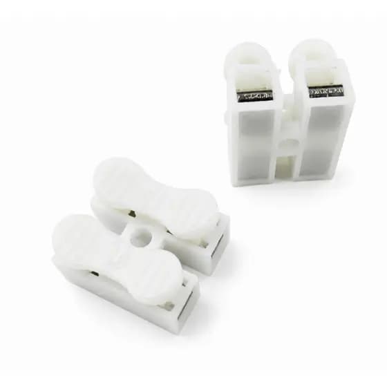 Conector De Pressão Emenda Sem Solda Bipolar 10 Pçs 2.5mm