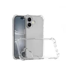 Capa de Silicone Transparente Antiqueda para Iphone 17, Iphone 17 Air, Iphone 17 Pro, Iphone 17 Pro Max