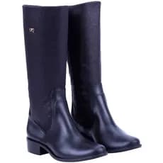 Bota Montaria Infantil Feminina com Glitter Lolita Kids Bee Happy - Preto