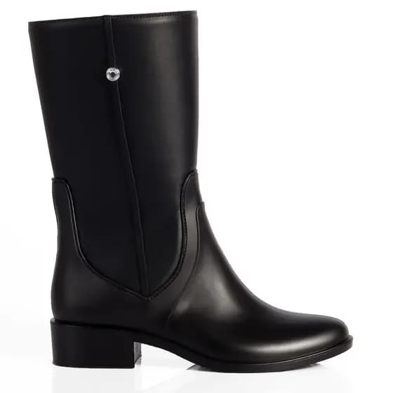 Bota Feminina Memphis Cano Curto Impermeável - Preto
