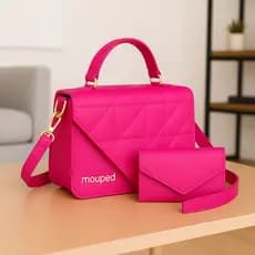 Bolsa Feminina Transversal Pequena + Carteira Lançamento
