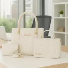 Kit 2 Bolsas Femininas Transversal Tiracolo + Carteira Lançamento