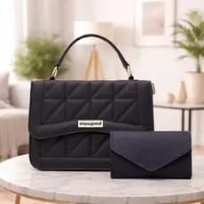 Bolsa Feminina Pequena de Lado e Transversal com Carteira Lançamento