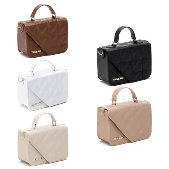 Kit 5 Bolsas Feminina Transversal  Alça Corrente De Ombro Lateral Pequena Atacado