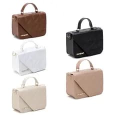 Kit 5 Bolsas Feminina Transversal  Alça Corrente De Ombro Lateral Pequena Atacado