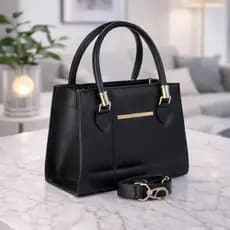 Bolsa Feminina Pequena Transversal Quadrada de Ombro e de Mão Básica Moderna