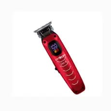 Máquina De Cabelo Corte Acabamento Cabelo Fire II Mega Profissional 4h de uso continuo e Visor digital indicador bateria e lubrificação