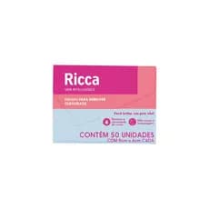 Lenço Removedor De Oleosidade Para Rosto Ricca 50 Unidades