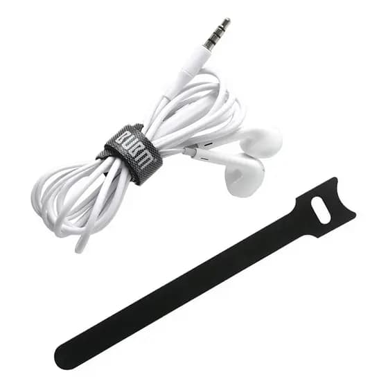 Kit 10 Presilha 15cm Fita Abraçadeira Para Cabos Fios Preto