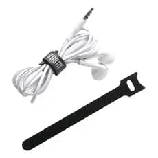 Kit 10 Presilha 15cm Fita Abraçadeira Para Cabos Fios Preto