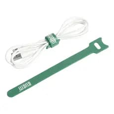 Kit 10 Presilha 15cm Fita Abraçadeira Para Cabos Fios Verde