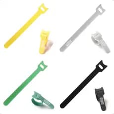 Presilha 15cm Fita Abraçadeira Para Cabos Chicote Fios de Velcro Reutilizável marca Bubm 10und