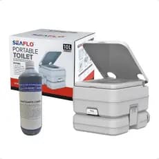 Kit Vaso Sanitário Portátil 10 Litros  Seaflo + Sanitizante