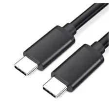 Cabo De Dados PONTA DUPLA TIPO C  Turbo (Tipo C Para Tipo C)  Para Celular Sm