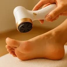 Esfoliador Elétrico Lixa Pedicure Calos Removedor Manicure Pés Portátil Cuidado Recarregável Suave