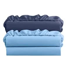 Lençol Casal avulso com elastico Kit com 2 unidades