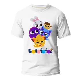 Camiseta Bolofofo Infantil Juvenil 100% Algodão Leve Confortável Blusa Unissex Camisa Bolofofo