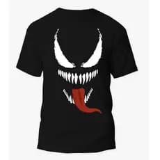 Camiseta Venon Infantil Juvenil Camisa Leve e Confortável 100% Algodão