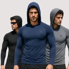 KIT 2 CAMISA CAPUZ TÉRMICA PLUS SIZE GG, G1, G2 e G3.
