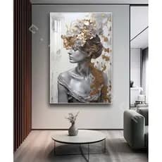 Quadro Decorativo Moldura e Vidro Grande Alta Resolução Para Sala Quarto Escritório Decoração