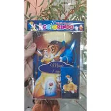 40 kits de colorir personalizados A Bela e a Fera. Fazemos qualquer tema.