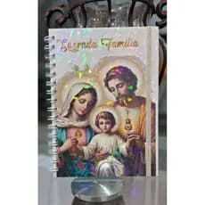 Caderno Personalizado Sagrada Familia. Fazemos qualquer tema. Leia a descrição.