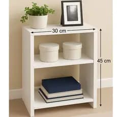 Mesa de Cabeceira Criado Mudo Nicho Quarto Casal Decoração Retrô Design Americano