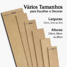 Painel Ripado Decorativo em MDF Shiplap Revestimento de Parede Decoração Moderna Sala Quarto Painel