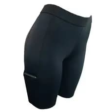 KIT 2 Bermuda Térmica Feminina com Bolso Short Segunda Pele Corrida Ciclismo Bicicleta Proteção UV