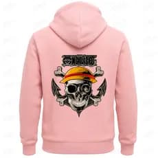 Moletom One Piece Japão Anime Estampa Costas Canguru Capuz Flanelado Premium