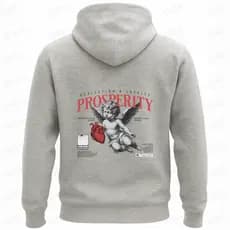 Moletom Prosperity Streetwear Estampado Premium Capuz Canguru Inverno