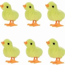 Kit com 10 e 20 Pintinho Amarelinho de Corda Infantil Brinquedo Pelúcia