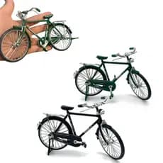 Bicicleta Miniatura Retrô Clássica Metal Vintage Antiga Colecionável