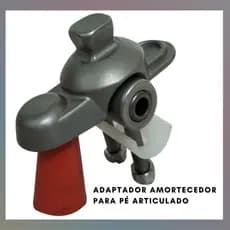 Adaptador E Amortecedor Para Pé Articulado De Prótese Perna, Praticamente Novo