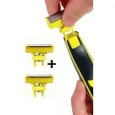 Barbeador Elétrico a Prova D'agua Com 2 Lâminas Recarregável Usb