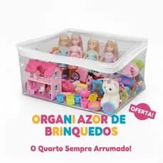 Kit 5 Saco Organizador De Brinquedos Guarda Roupas Intimas  Maquiagem Produtos De Higiene   Multiuso Com Zíper.