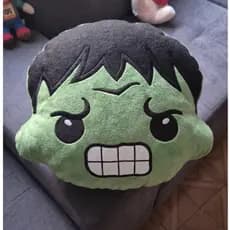 Almofada Hulk Decoração Quarto Heróis - 30 cm