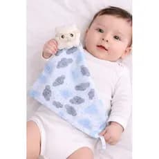 Naninha Com Bichinho Bordado + Prendedor De Chupeta Ovelha Ovelha Menino Diversas Ovelhinha