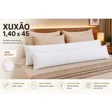 Capa Fronha de Travesseiro de Corpo Oxford - Para Xuxão 1,40mx0,40cm com Zíper
