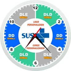 Rel贸gio Mudan莽a De Dec煤bito Personalizado P/ Hospitais -24cm