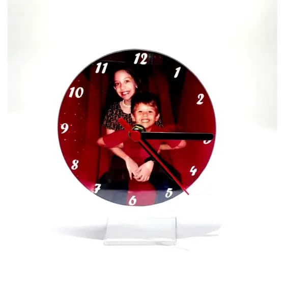 Rel贸gio De Mesa Personalizado Com Sua Foto