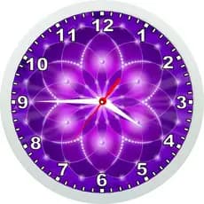 Rel贸gio De Parede Personalizado - Esot茅rico - Mandala -24cm